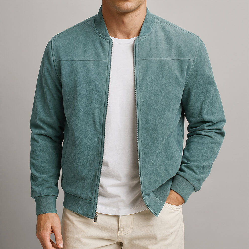 Adam – Zamszowa kurtka bomber premium
