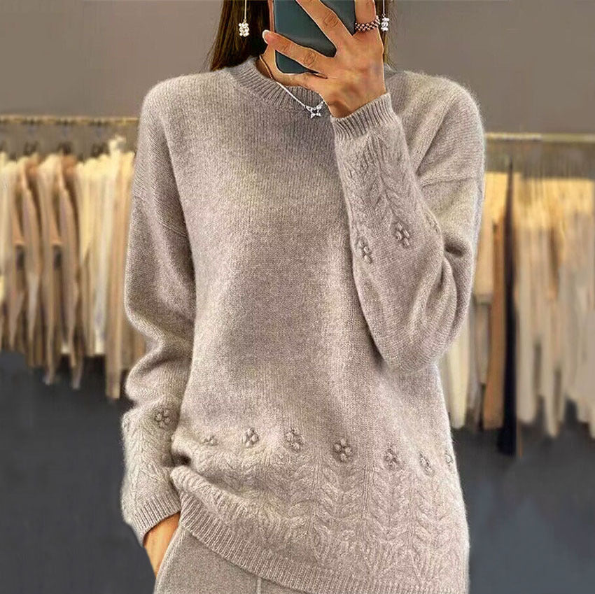 Cille | Sweter Dzianinowy