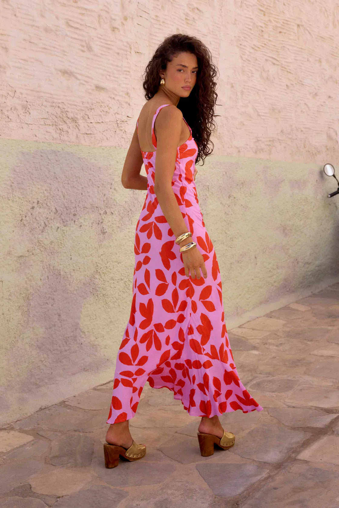 Noir Dot Maxi Sukienka