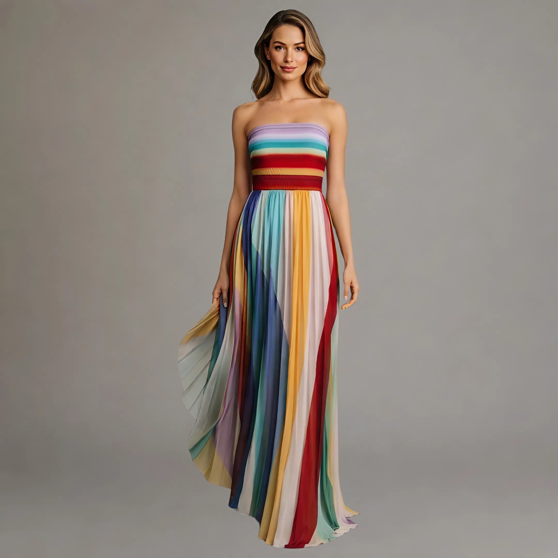 Jule Elegancka długa sukienka