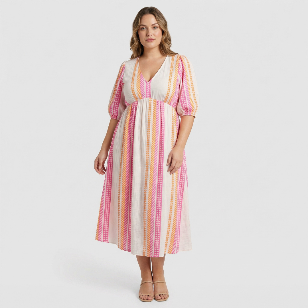 Valeria Sukienka z mieszanki bawełny