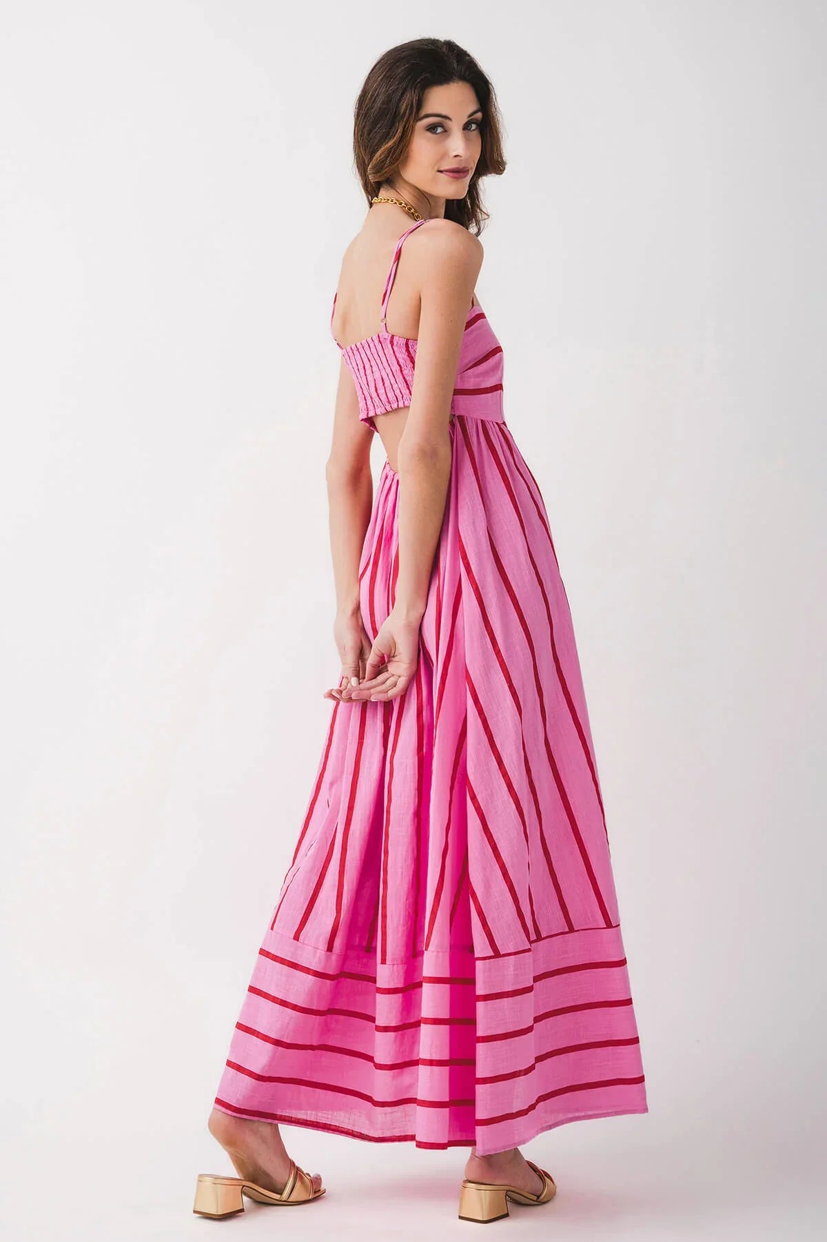 Sukienka maxi w paski Lynsey