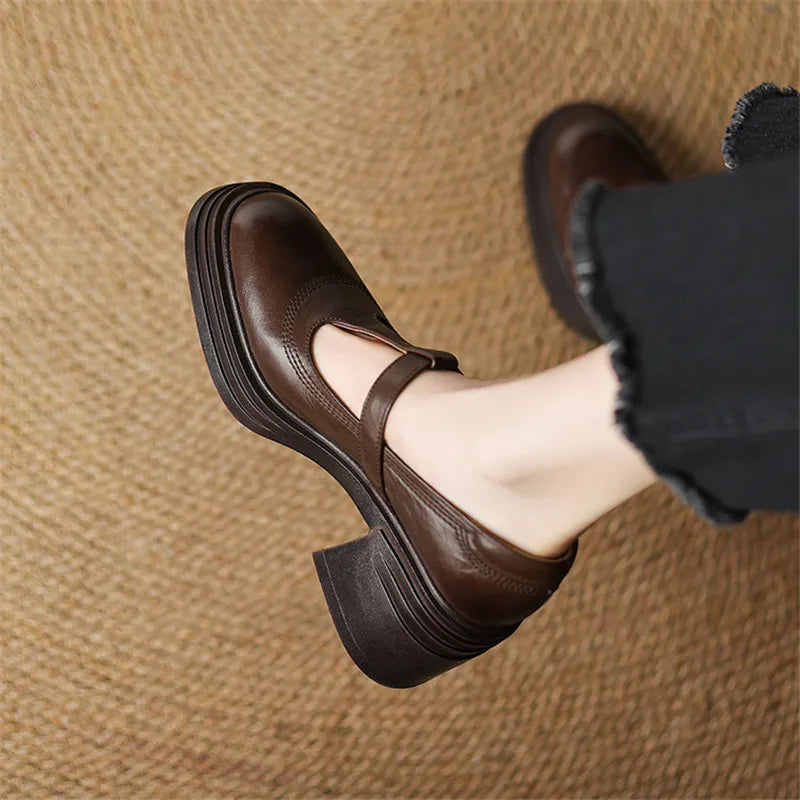 Oliwia | Ortopedyczne czółenka z grubą podeszwą