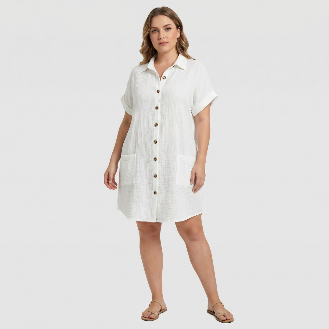 Sukienka Noor z guzikami