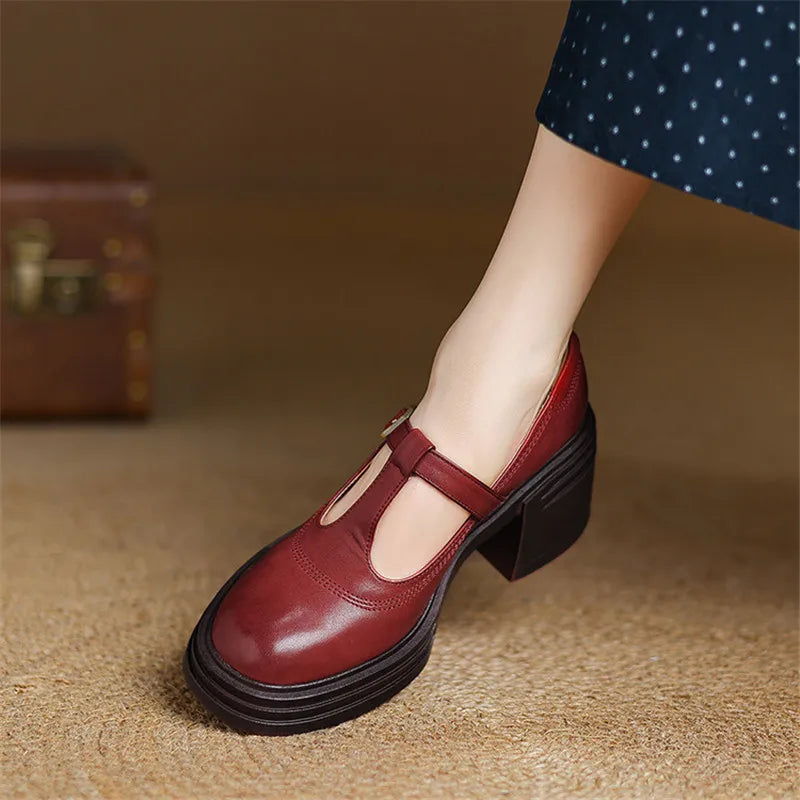 Oliwia | Ortopedyczne czółenka z grubą podeszwą